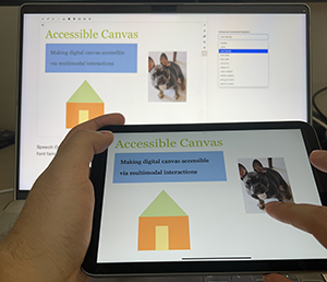 Project image for blind media creators