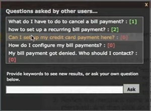 Project image for web-based contextual help