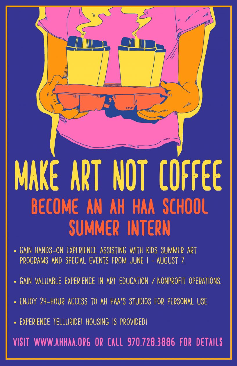 Ah Haa School for the Arts Summer Internship Opportunity Jobs