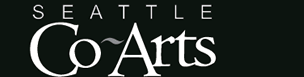 White text on black background reads, "Seattle Co-Arts"