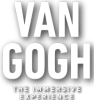 White text reads in bold, "Van Gogh; the immersive experience"