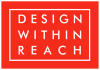 Red logo with white text that reads "Design Within Reach"