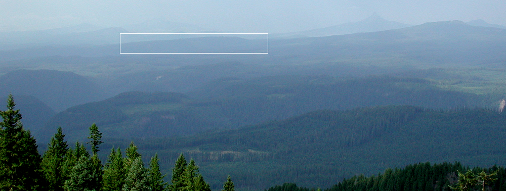 Bunchgrass Ridge from the south
