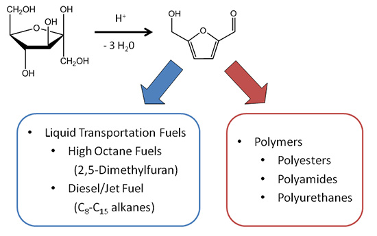 Carbohydrates to chemicals