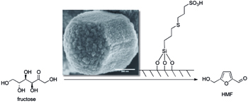 Solid acid
                        catalysis of fructose to HMF