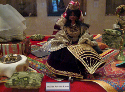 Doll in Museum of Moroccan Judaism of Casablanca