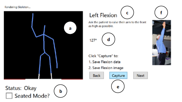 Computer view of ShoulderCam interface