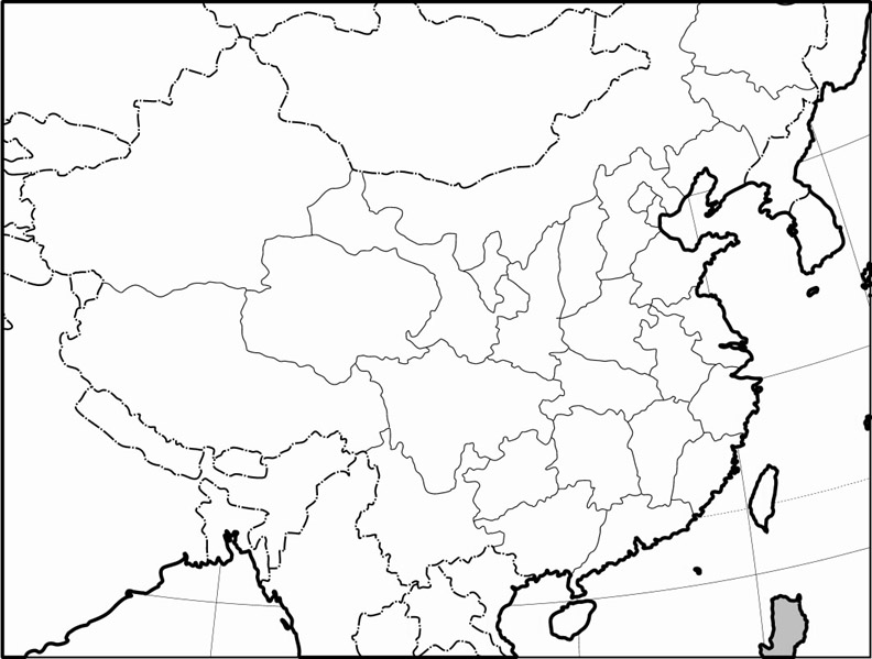 World Map Political Blank. Maps showing China#39;s Provinces