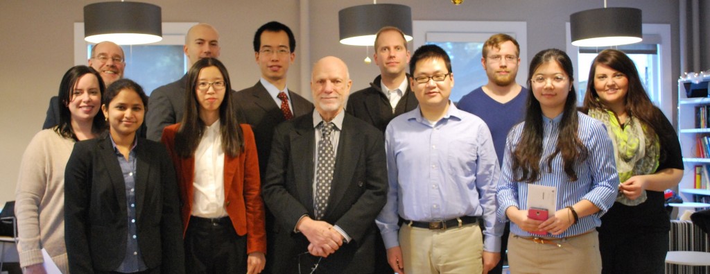 Faculty and a few graduating students in December 2013