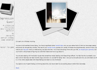 Depression Quest start