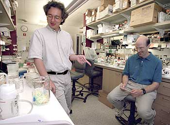 Catterall and Chen in lab