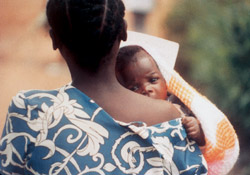 Woman and child in East Africa