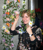 Image of Michelle LaFrance and Flowers