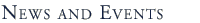 News and Events