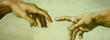 The Hands of God and Adam