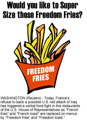 reason for freedom fries