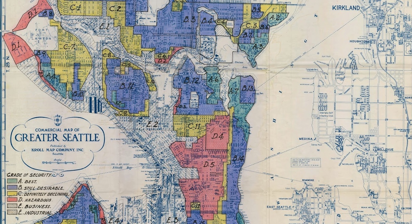 Map Of Greater Seattle Area Commercial Map Of Greater Seattle · Spatial Storytelling In Seattle