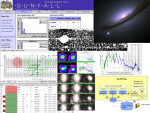 Sunfall is a visual analytics software toolset developed for the Nearby Supernova Factory