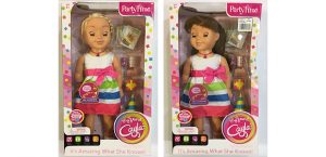 Two examples of boxed "My Friend Cayla" dolls.