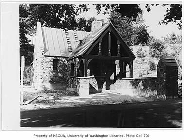 UW10448 Newly Built arboretum entrance lodge 1940.jpg