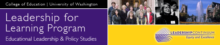 Leadership for Learning Program Banner