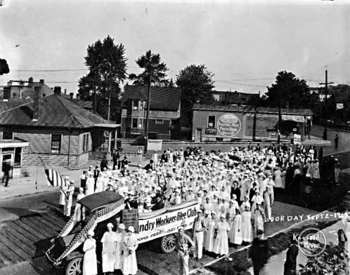 Laundry workers glee club, Labor Day 1917