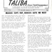 Special Issue: Reagan and Marcos