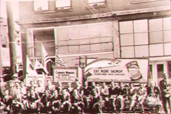 Local 18257 members on Labor day 1936