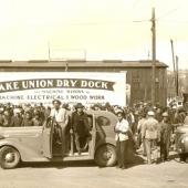 Lake Union pickets April 1939