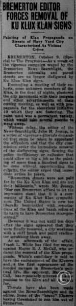 Catholic Northwest Progress, Bremerton, Oct. 10, 1924, p.1