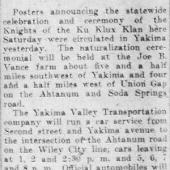Yakima Morning Herald, August 6, 1924, p. 8 