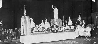 KKK Parade Float, Bellingham, 1926. Photo: Whatcom County Historical Society.
