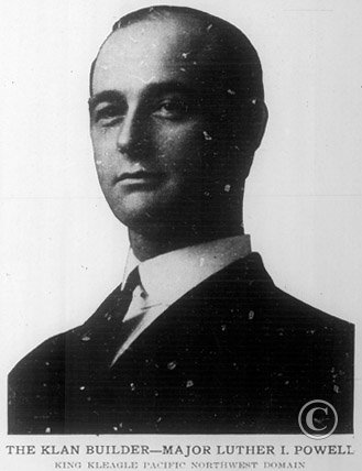 Luther Ivan Powell, founder of the Washington State Klan.