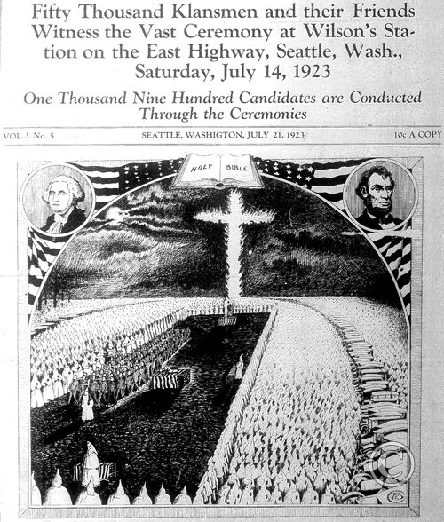 Klan super rally near Renton, July 14, 1923.