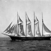 Alex T. Brown, Schooner in Full Sail