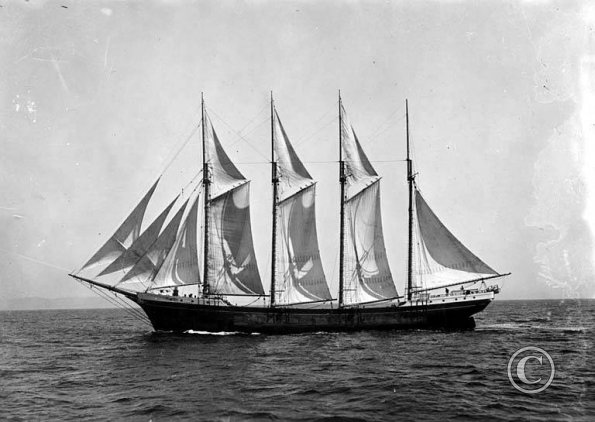 Alex T. Brown, Schooner in Full Sail