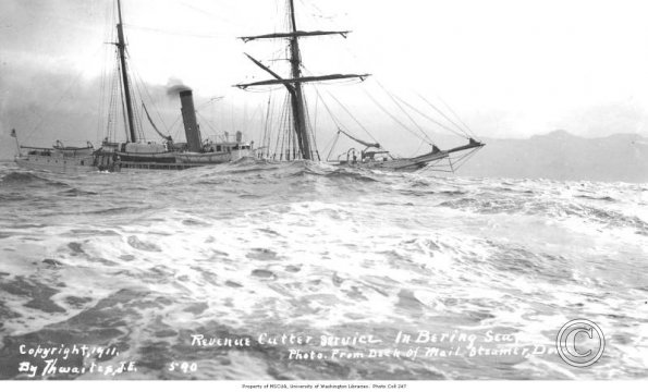 Revenue Cutter service in Bering Sea_ from deck of S_S_ DORA_ 1911 