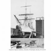 masted at dry dock 1899