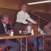  Harry Bridges at 1980 Pacific Coast Pensioners Association convention 