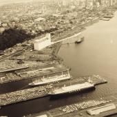30 - Seattle Waterfront In 1945
