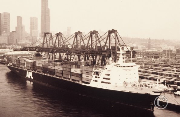 33 - Early Container Cranes In Seattle