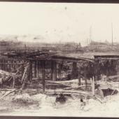 35 - The Only Dock Left In Seattle After The Fire In 1886