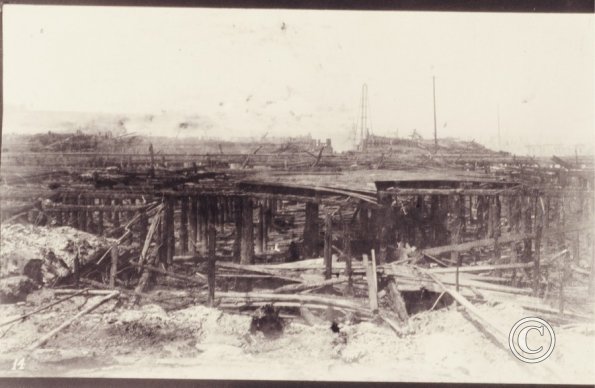 35 - The Only Dock Left In Seattle After The Fire In 1886