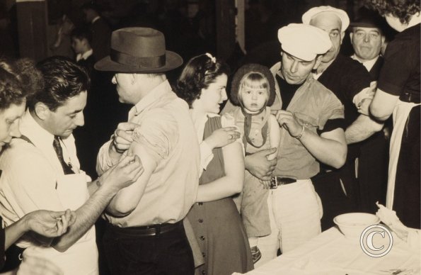 44 - Polio Innoculations At The Longshore Hall