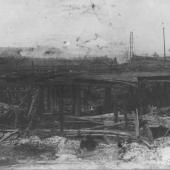  The Only Dock Left In Seattle After The Fire In 1886. 