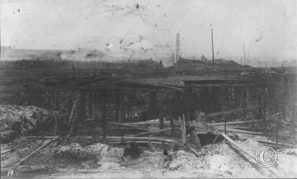  The Only Dock Left In Seattle After The Fire In 1886. 