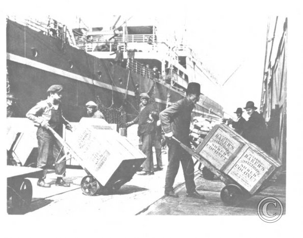 1897 loading ships in Seattle for the Alaska gold rush