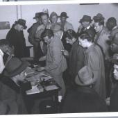 Committee for Maritime Unity (CMU) strike, 1946, photo by Mel Kirkwood 