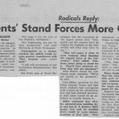 Radicals Reply: Regents' Stand Forces More Commitment, 11/26/1968