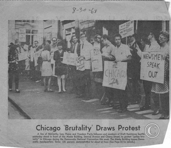 Rally Protests Chicago Police Actions, 8/30/1968 pt. 2